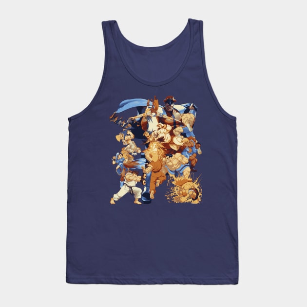 Street pixelated attacks Tank Top by EagleFlyFree